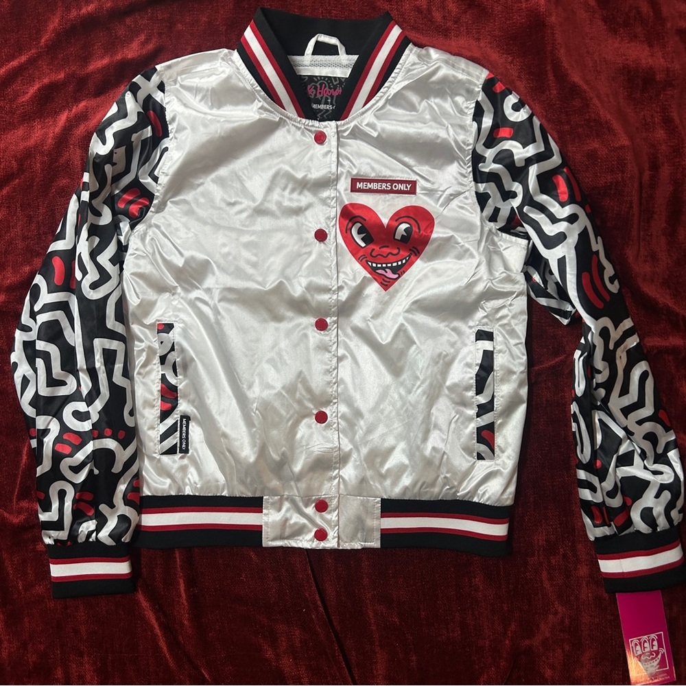 Members Only women’s Keith Haring jacket